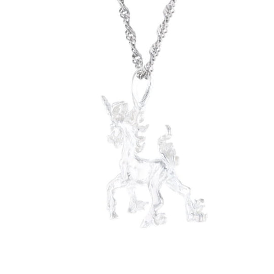 Silver Unicorn Pendant