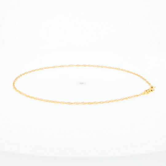 Gold Singapore Anklet