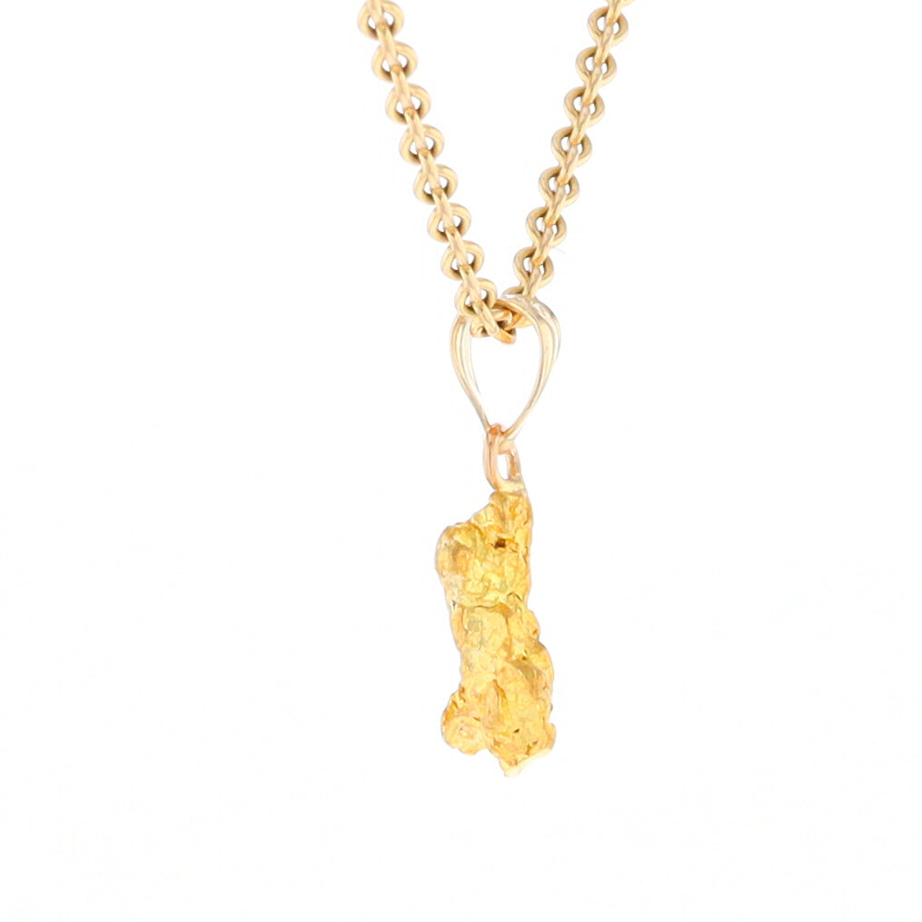 Natural Gold Nugget Pendant