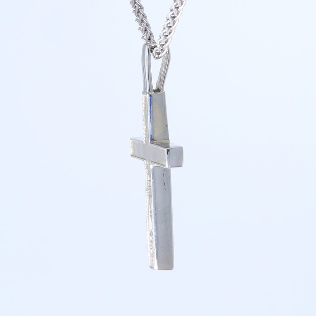 Opal Pendant 4 Section Inlaid Cross