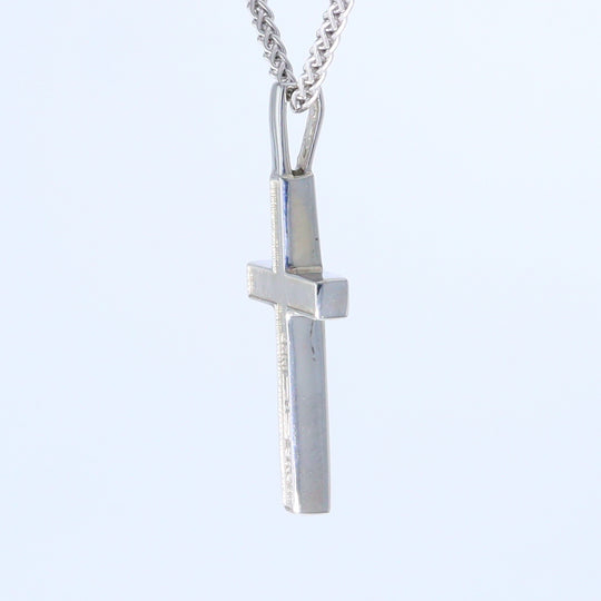 Opal Pendant 4 Section Inlaid Cross