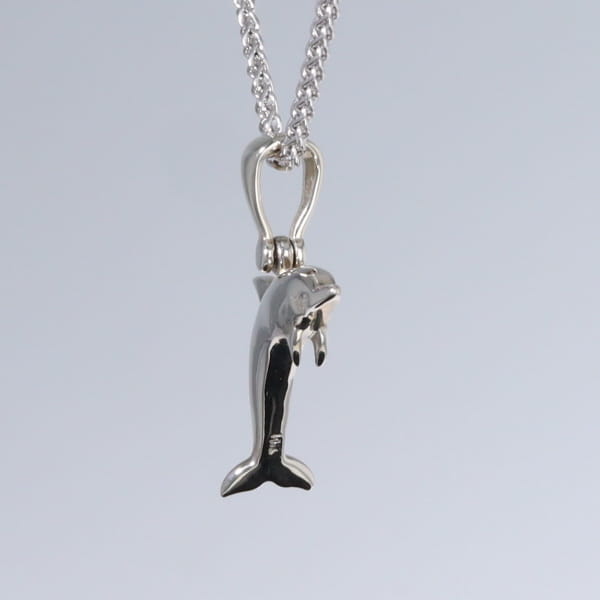 Opal Pendant Inlaid Sea Life Dolphin