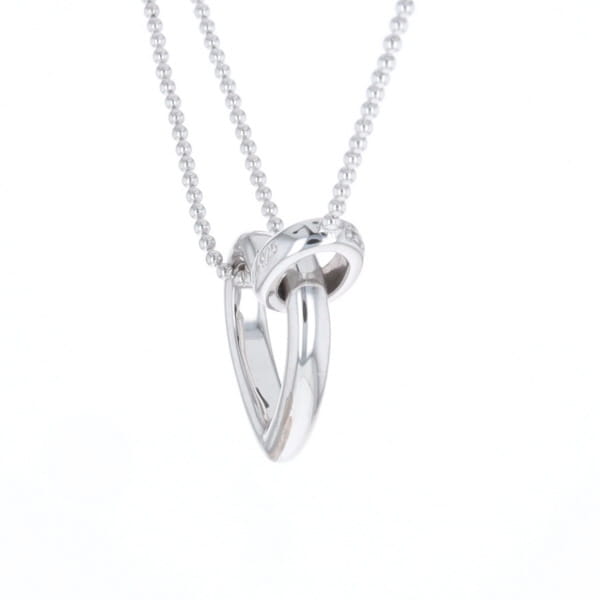 Diamond Clip Heart Necklace