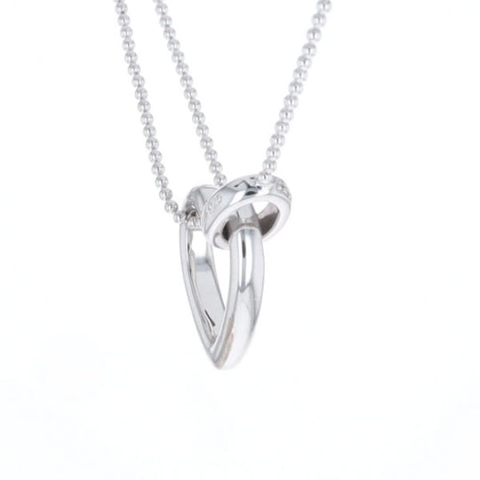 Diamond Clip Heart Necklace