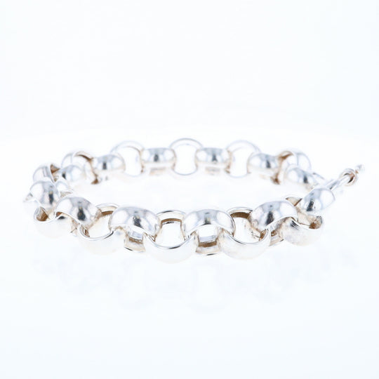 Silver Rolo Link Bracelet