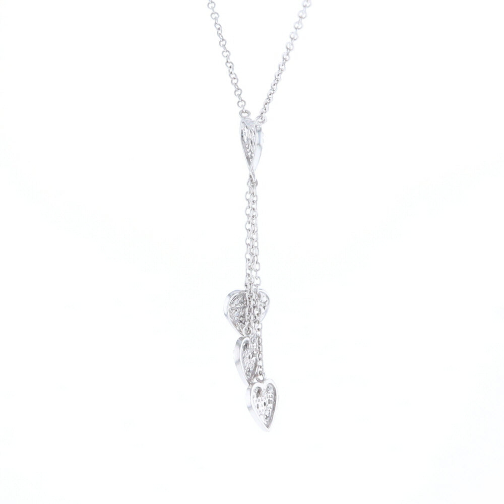 14K Triple Heart Necklace