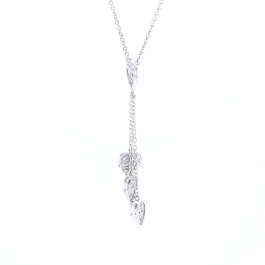 14K Triple Heart Necklace