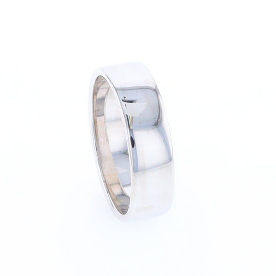 White Gold Wedding Band