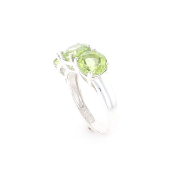 Triple Peridot Ring