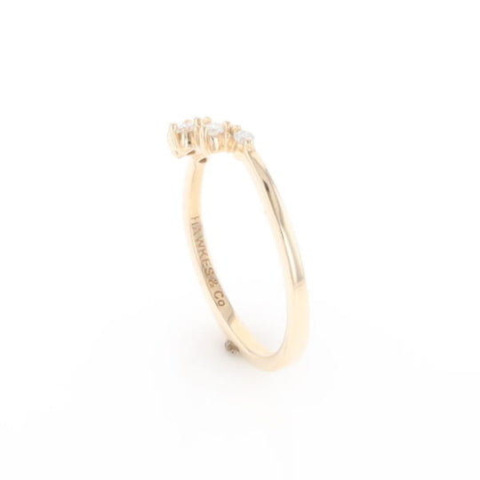 Yellow Gold Shadow Band