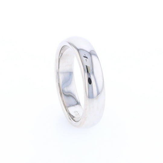 White Gold Wedding Band