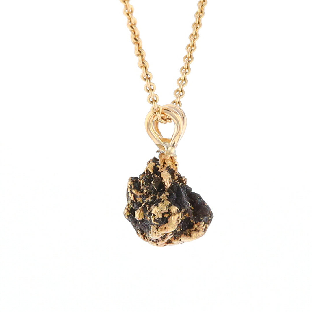 Natural Gold Nugget Pendant