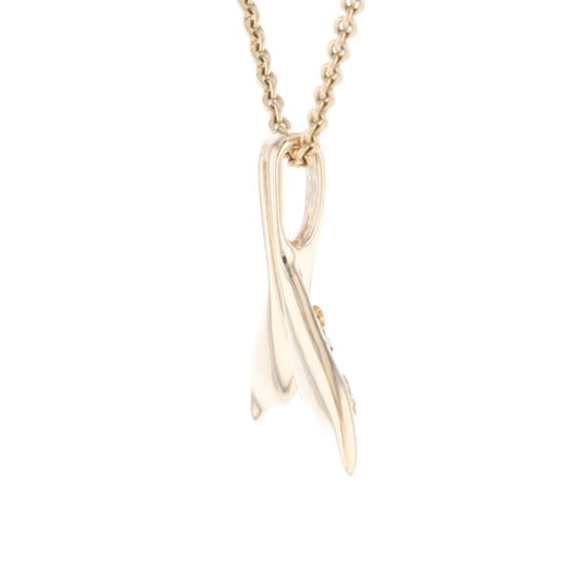 Whale Tail Natural Nuggets Double Inlaid Sea Life Pendant