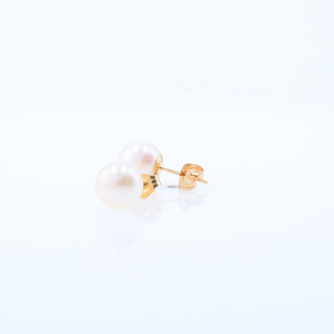 Pearl Stud Earrings