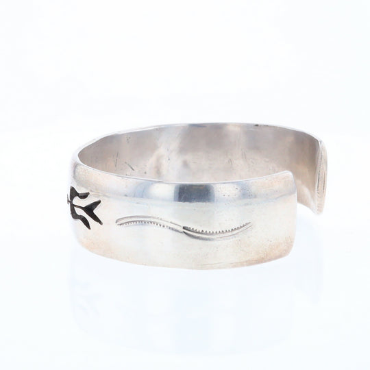 Native Silver Bird Cuff Bracelet