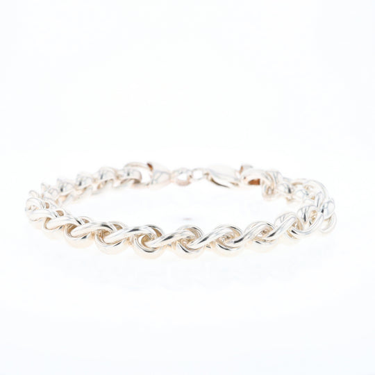 Sterling Silver Round Link Bracelet