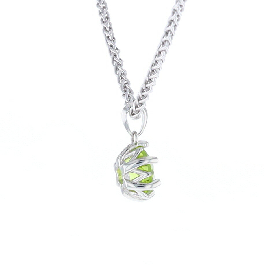 Solitaire Peridot Tulip Pendant