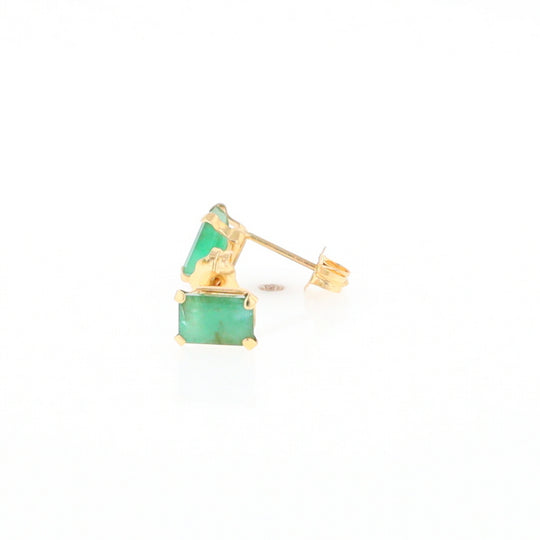 Emerald Stud Earrings