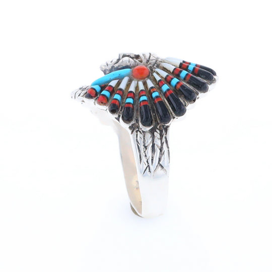 Native American Head Dress Ring