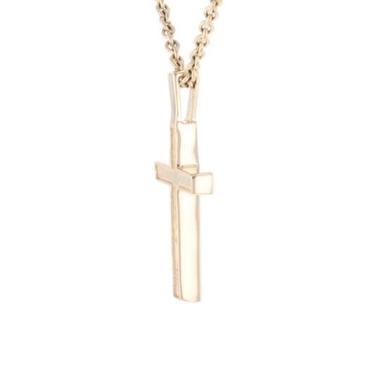 Three Section Gold Quartz Cross - G2