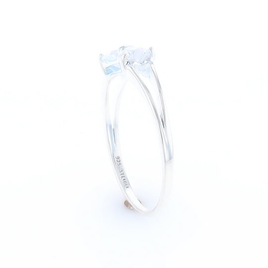 Cubic Zirconia Bow Tie Ring