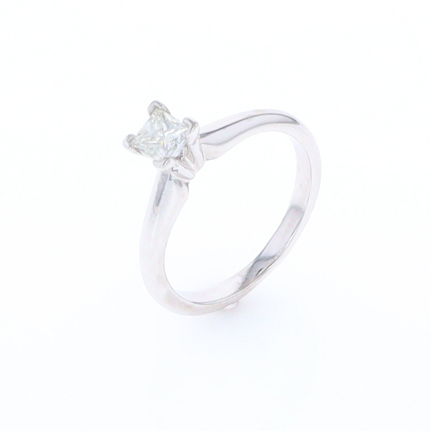 Princess Cut Diamond Solitaire Engagement Ring