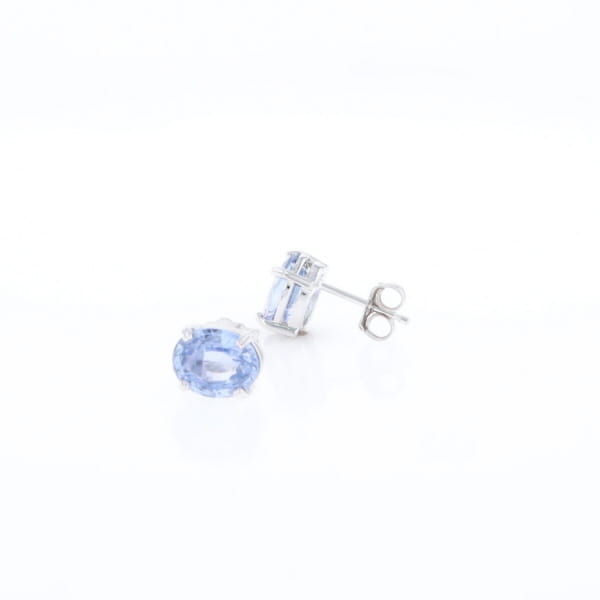 Ceylon Sapphire Stud Earrings