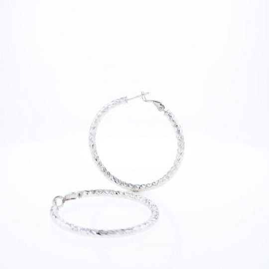 Diamond Cut Hoops