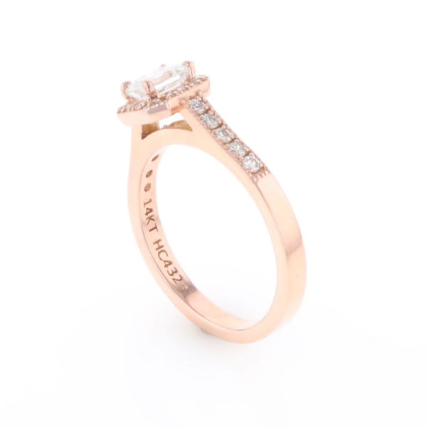 Princess Cut Diamond Halo Ring