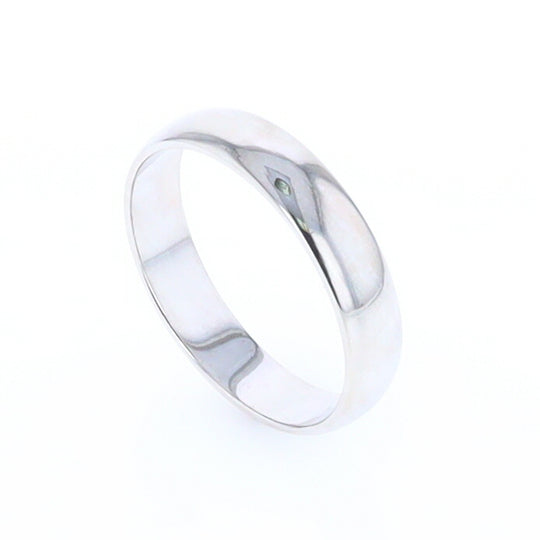 Standard Fit Wedding Band White Gold