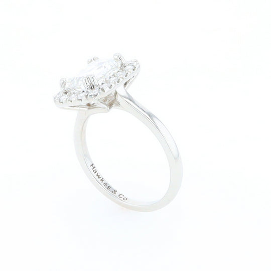 Emerald Cut Diamond Engagement Ring