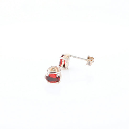 Garnet Stud Earrings