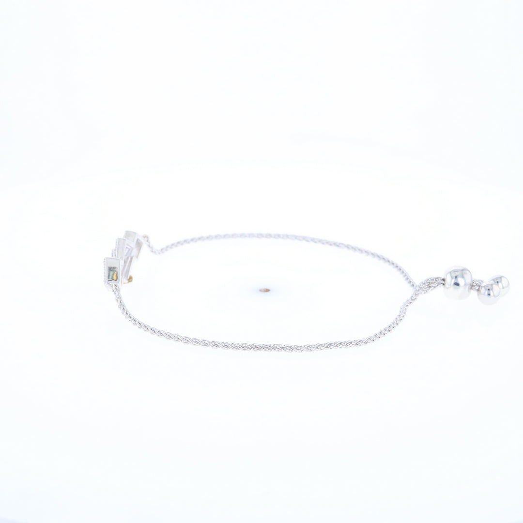 Bypass Diamond Bolo Bracelet