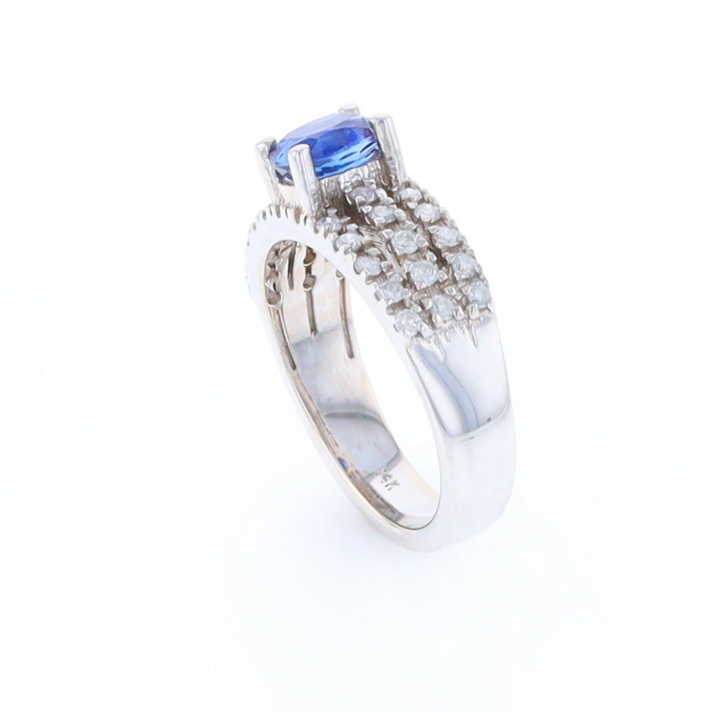 Sapphire Triple Band Ring