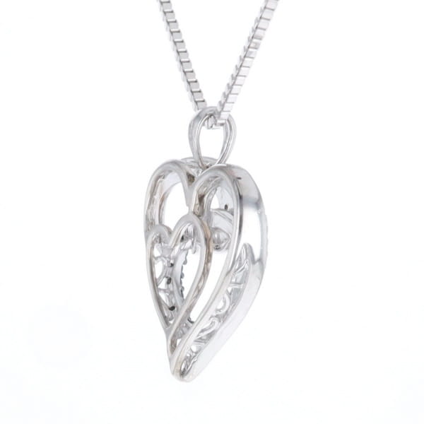 Double Open Heart Pendant