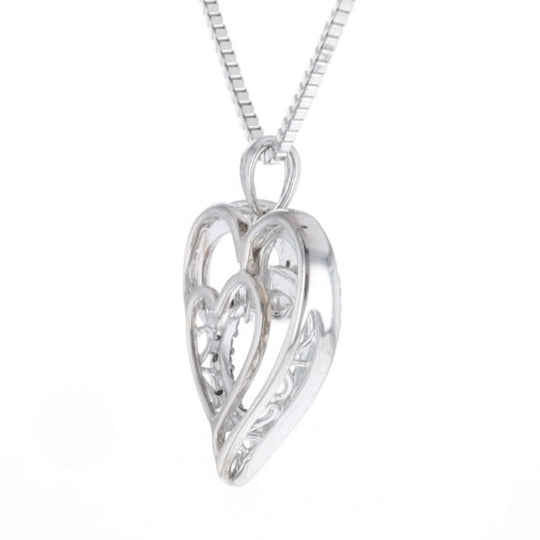 Double Open Heart Pendant