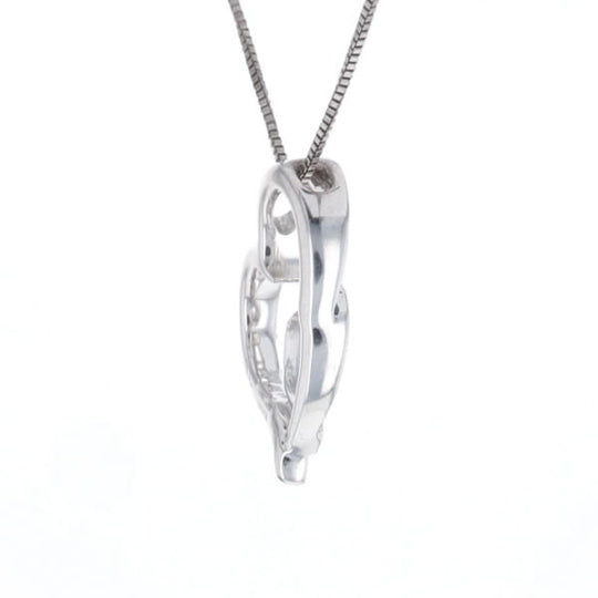 Double Heart Diamond Necklace