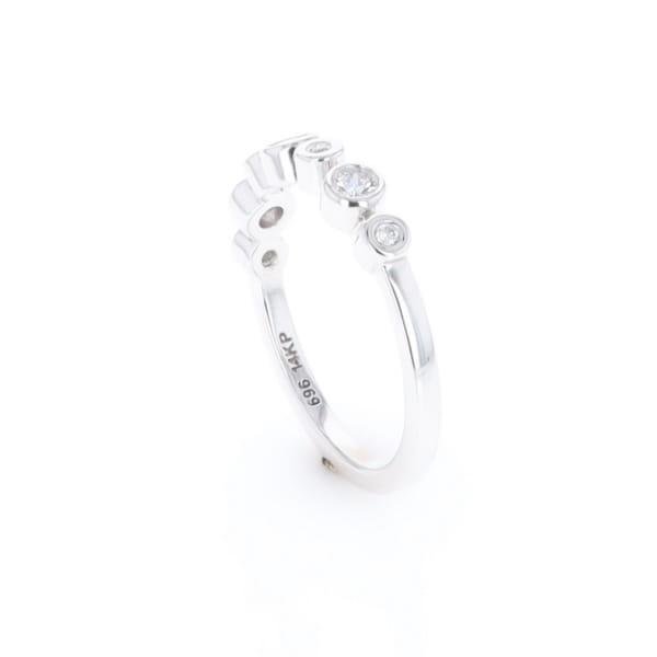 7-Stone Bezel Set Diamond ring