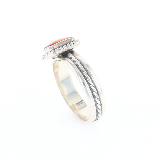 Braided Square Spiny Oyster Ring