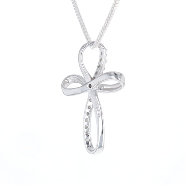 Open Loop Cross Necklace