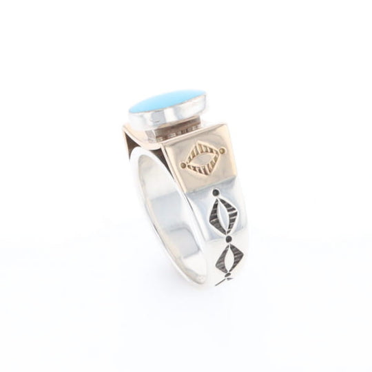 Bezel Set Turquoise Ring