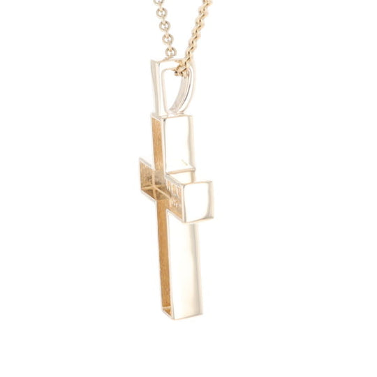 Meteorite Cross Pendant