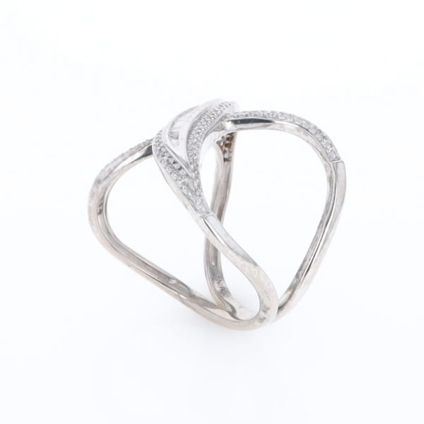 Dramatic Bypass Diamond Ring