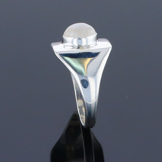 Bezel Moonstone Ring