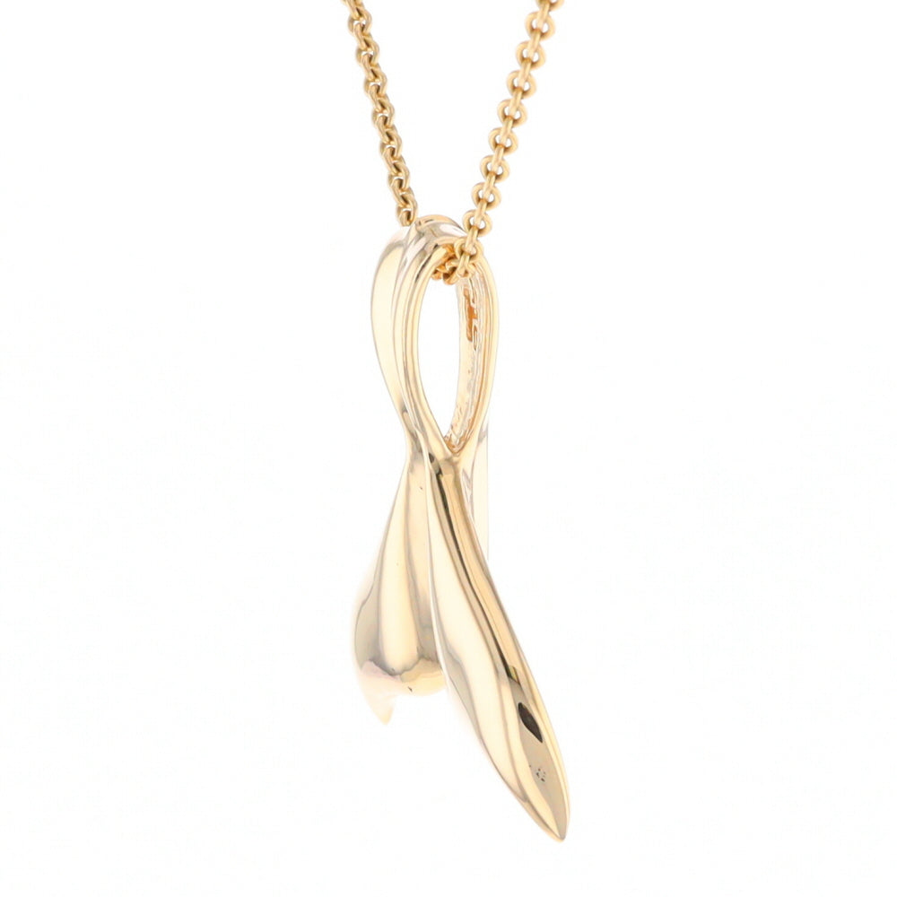 Whale Tail Necklaces Natural Gold Quartz Inlaid Sea Life Pendant