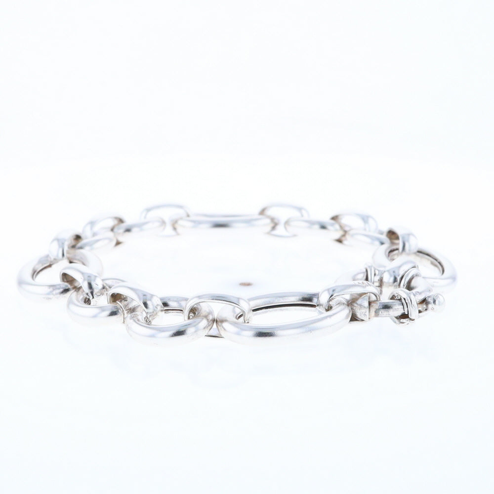 Sterling Silver Open Cable Link Bracelet