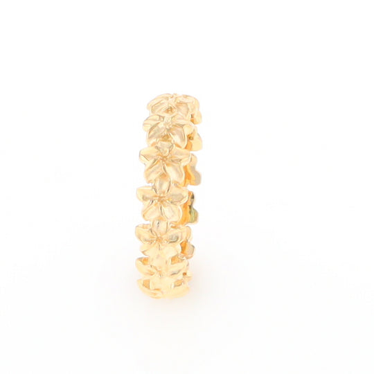 Gold Flower Eternity Ring