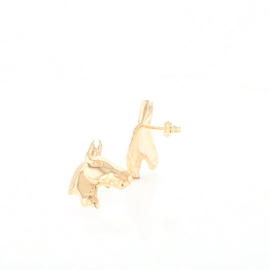 Gold Donkey Earrings