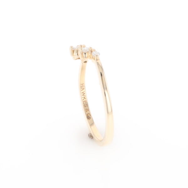 Yellow Gold Shadow Band