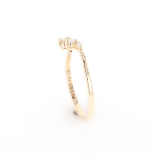 Yellow Gold Shadow Band